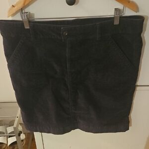 Carhartt Gray Cordoruy Skirt Sz 16